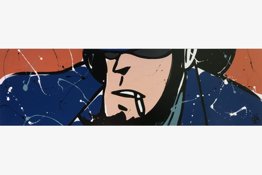 Jigen Color Orizzontale con Schizzi di Colore
